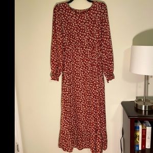 SHEIN Long, Floral, Casual Dress